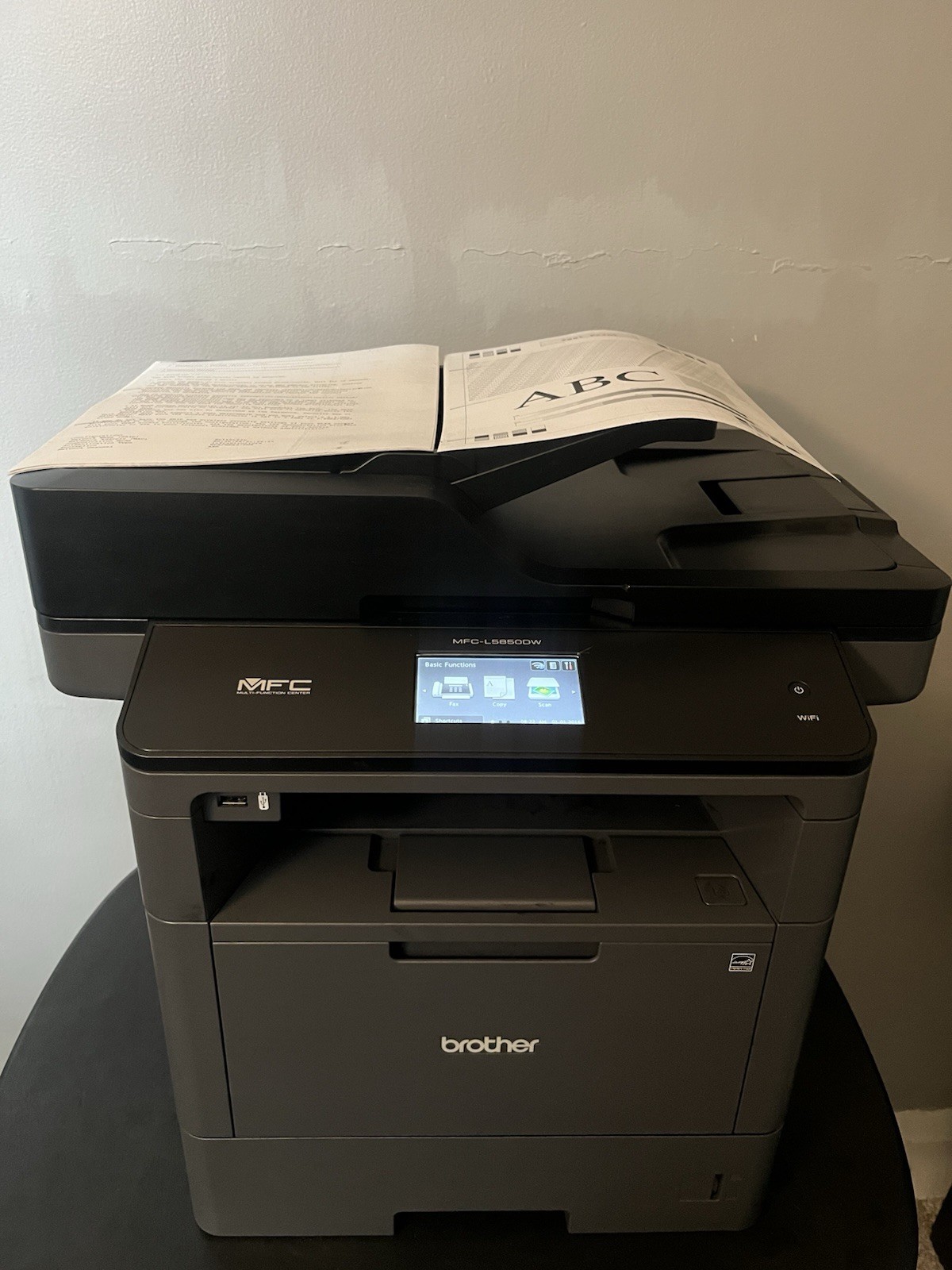 Brother MFC-L5850DW Laser Printer - Fully Loaded 99% Drum, Toners, Fuser WORKS
