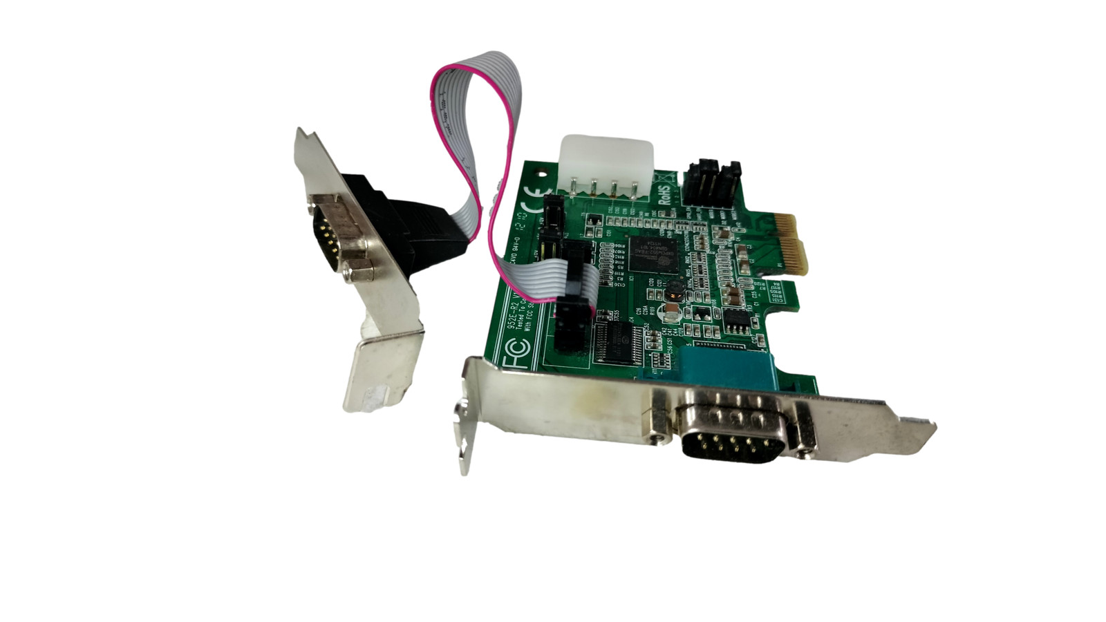 Startech.com 2 Ports RS232 DB9 Low Profile PCIe Serial COM Card PEX2S952LP