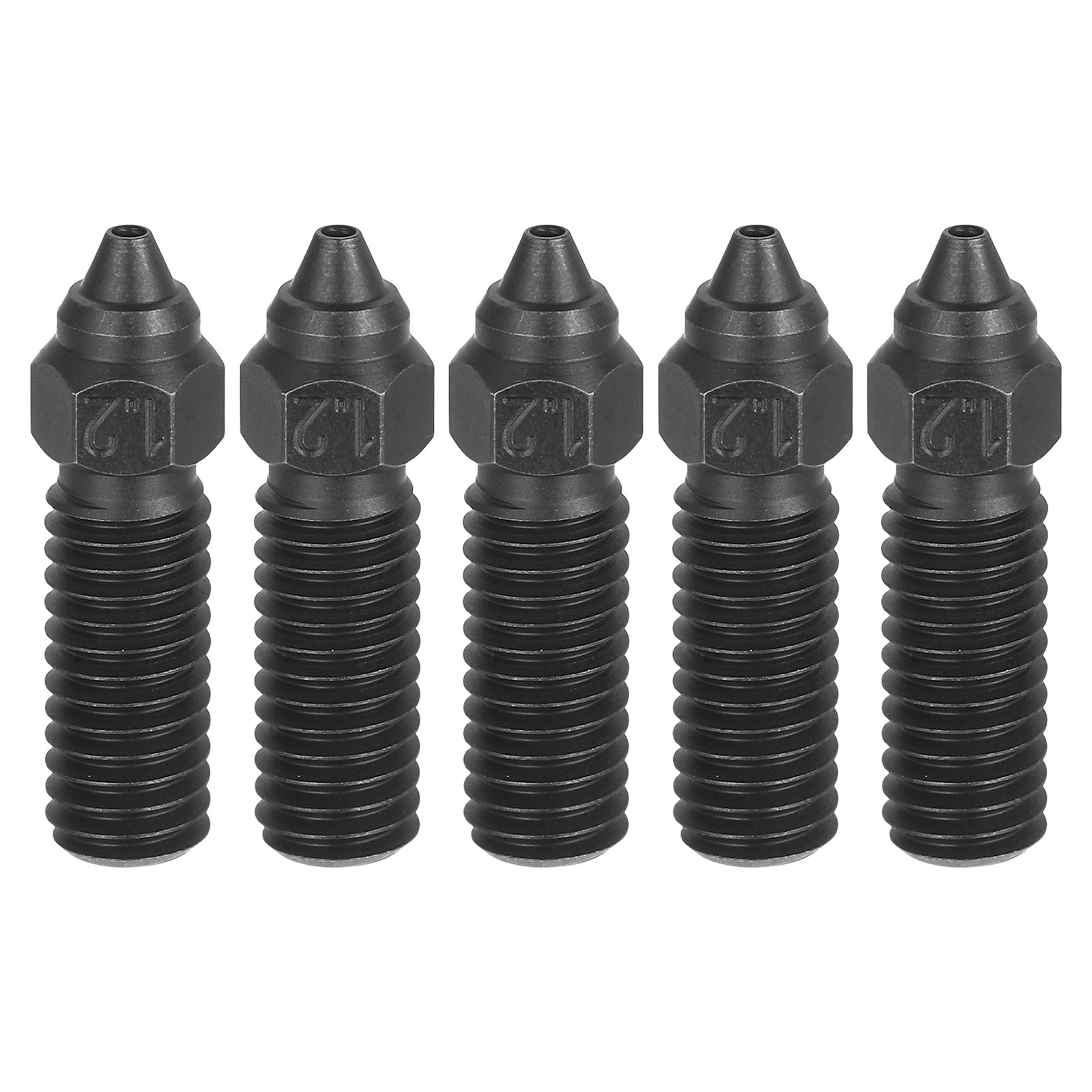 5Pcs Hardened Steel Nozzles 1.2mm M6 Thread for Carbon 3D Printers]