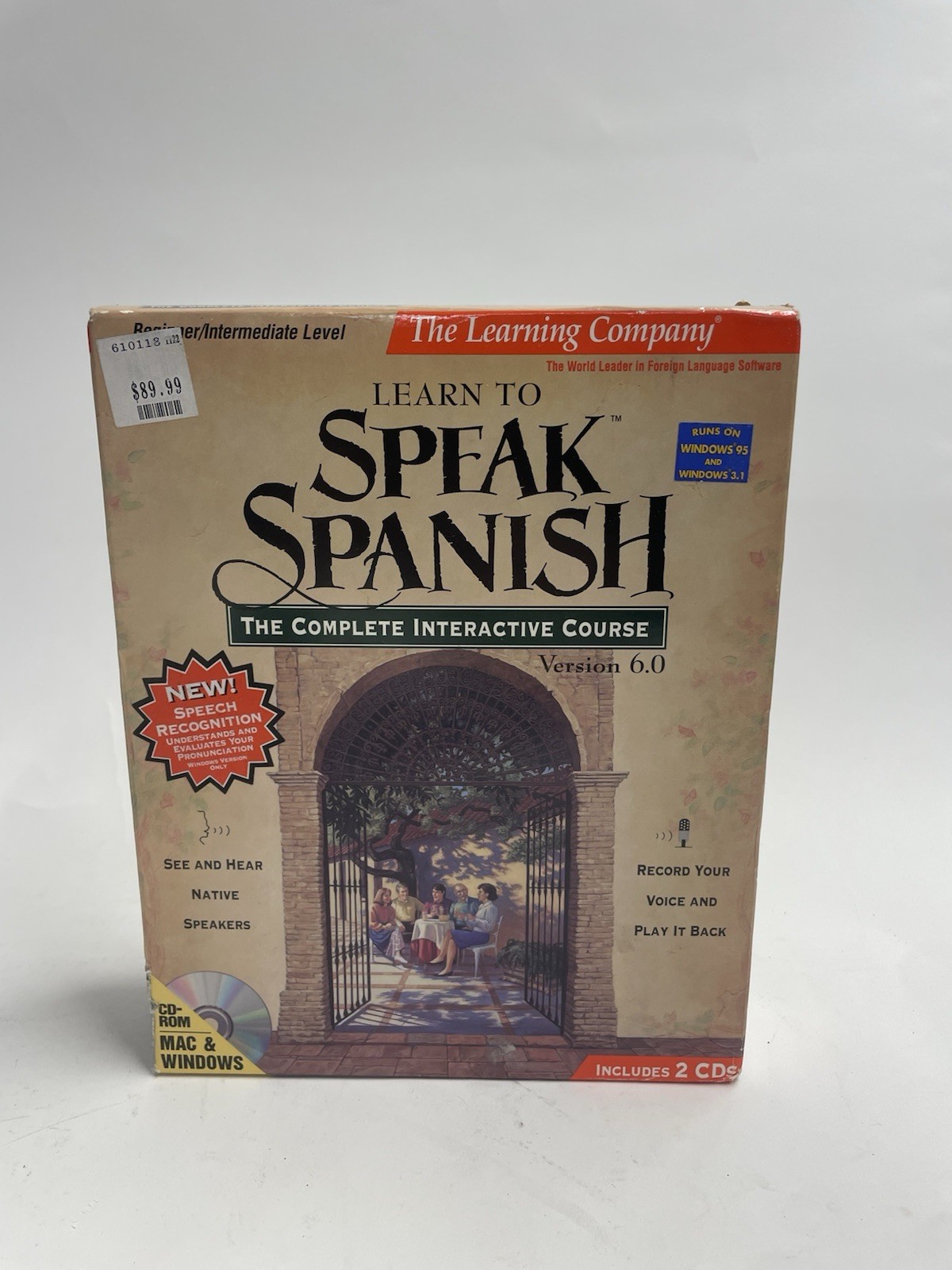 The Learning Company Learn to Speak Spanish 6.0 Complete Set