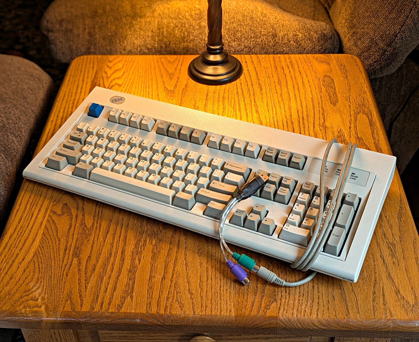 IBM Model M 42H1292 with PS/2 Adapter