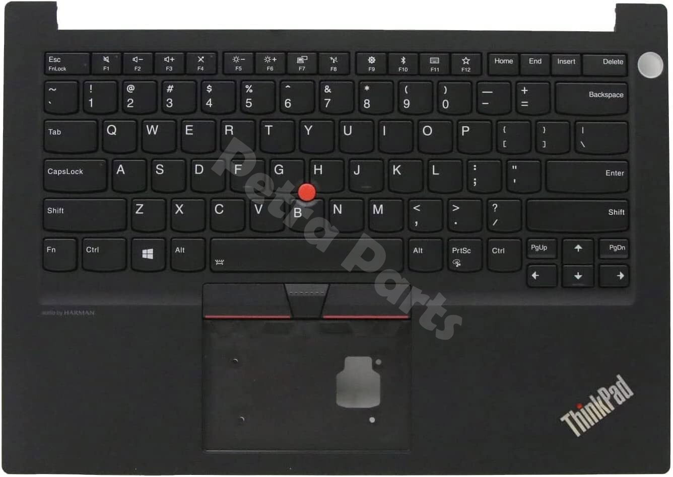 for Thinkpad E14 Palmrest Top Upper Backlit US Layout Keyboard Bezel 5M10V17039