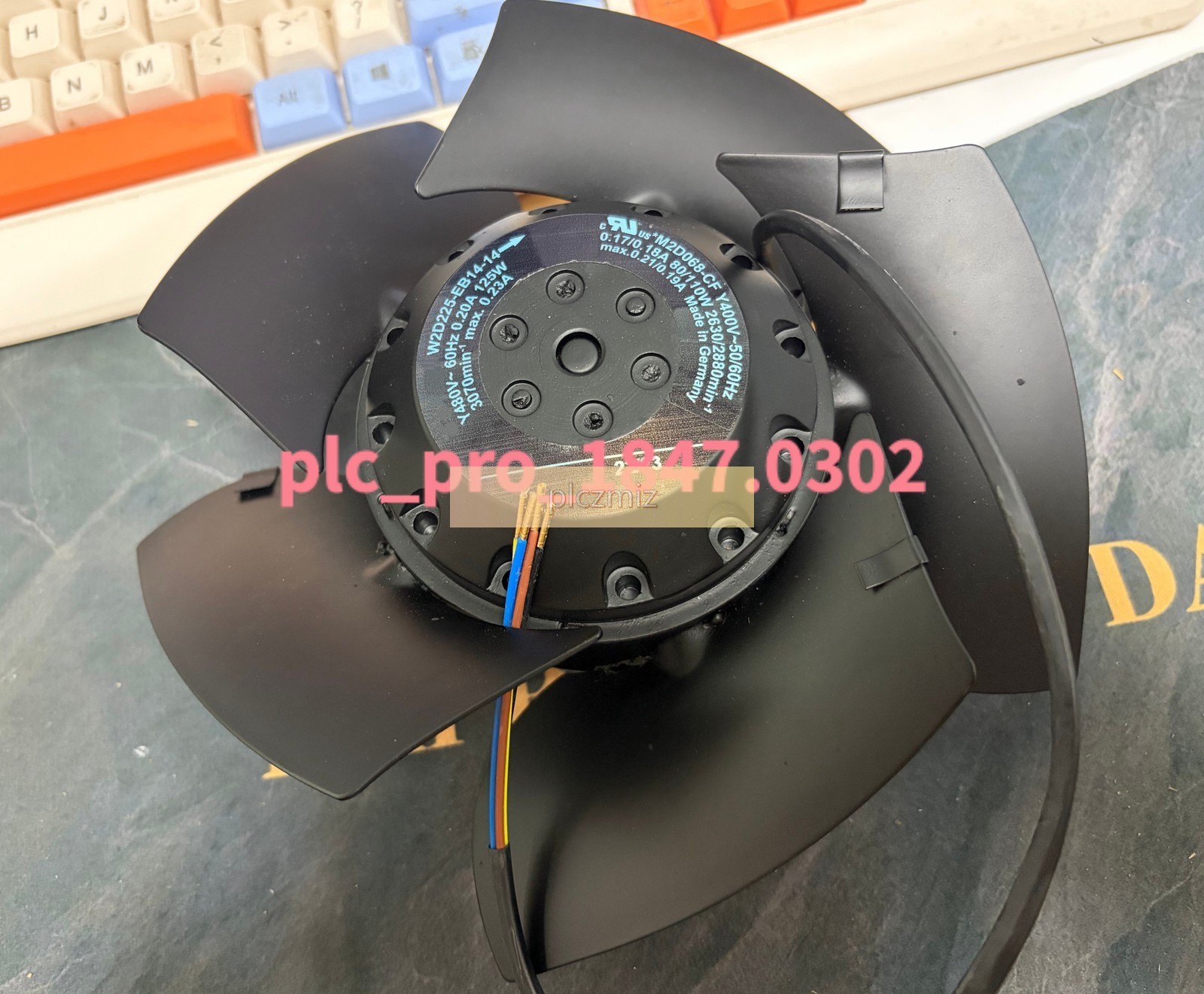 1PCS New EBM W2D225-EB14-14 400V For Siemens Spindle Motor Fan  Fast Ship