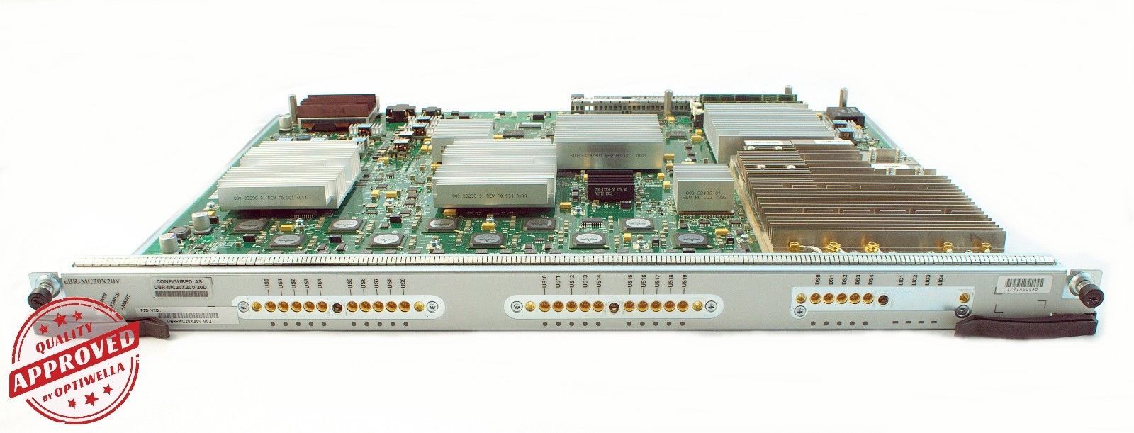 Cisco UBR-MC20X20V-20D line card (20 DS + 20 US licenses), 1 year warranty