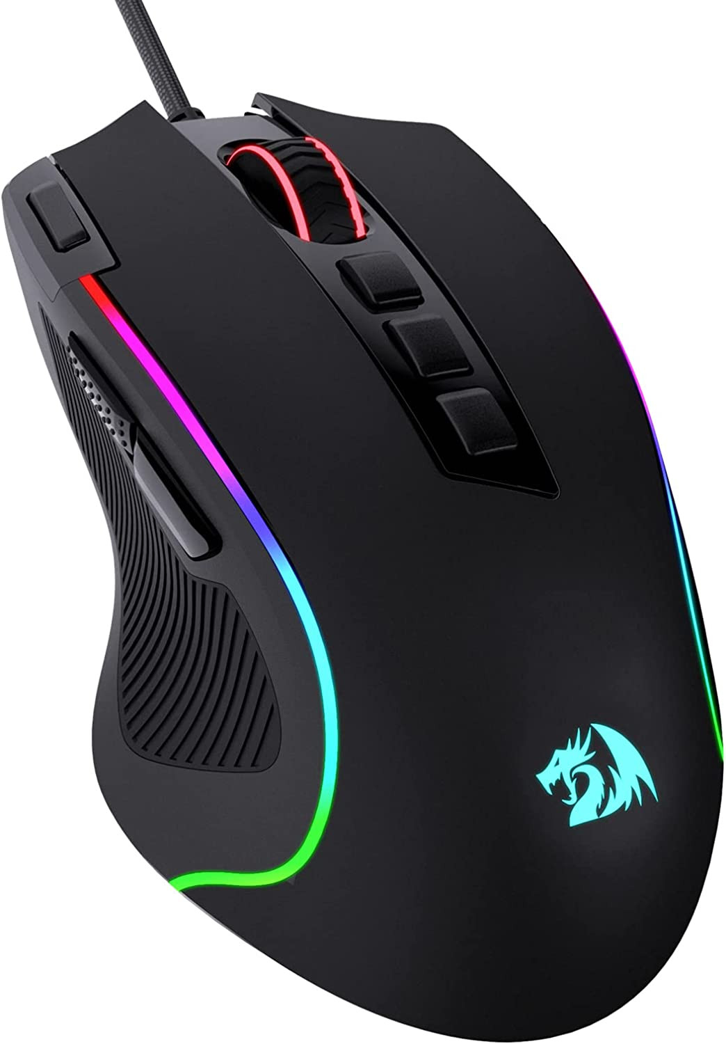Redragon M612 Predator RGB Gaming Mouse, 8000 DPI Wired Optical Mouse with 11 Pr