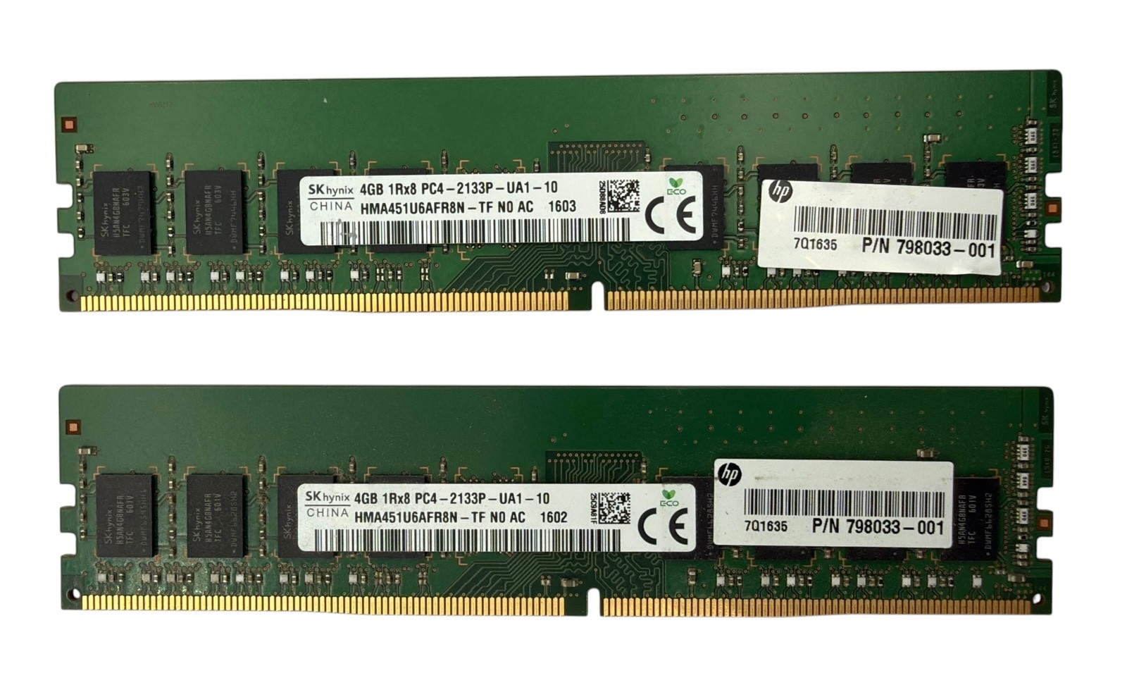 SK Hynix 8GB  (2x4GB) PC4-17000 DDR4-2133P  Desktop Memory HMA451U6AFR8N-TF