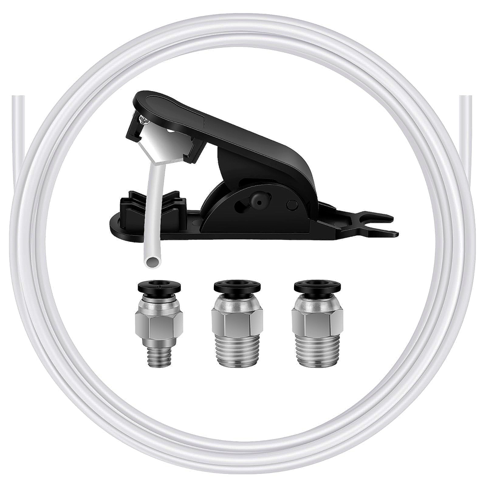 2M PTFE Bowden Tube Kit with Cutter Fittings for Ender 3 1.75mm Filament