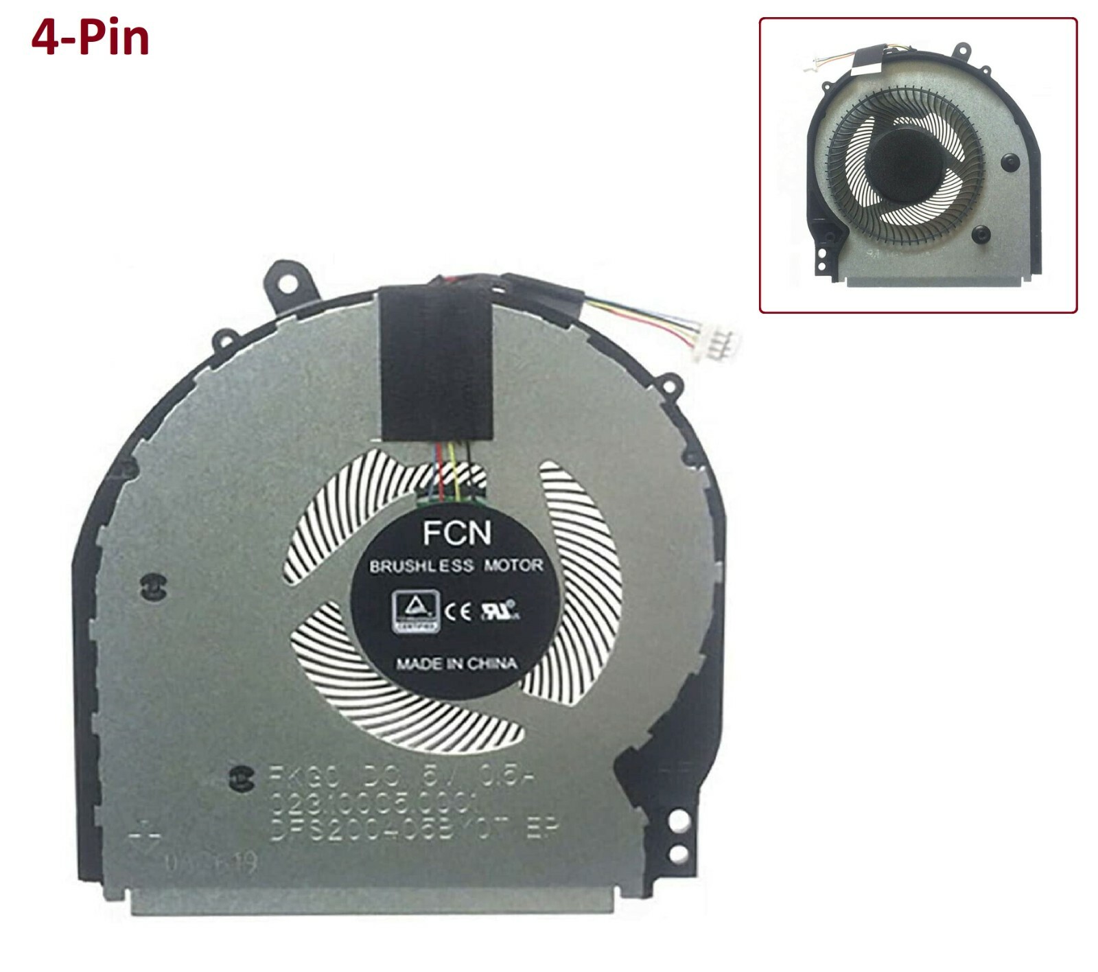 CPU Cooling Fan For HP Pavilion x360 14-CD 14m-cd TPN-W131 L18222-001