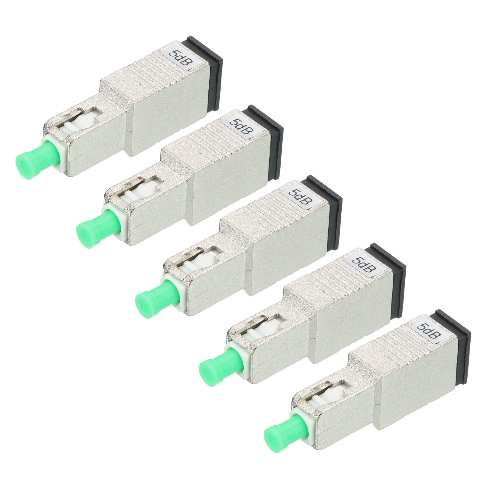 5Pcs Fiber Optic Attenuator 5dB SC/APC Single Mode Male-Female Fiber Attenuator