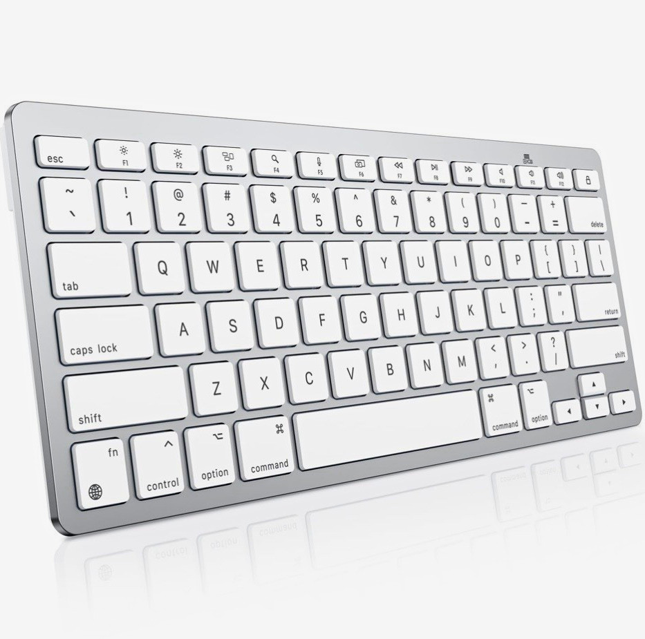 OMOTON Wireless Keyboard for Mac, Bluetooth Stable, No Numpad, Travel Size