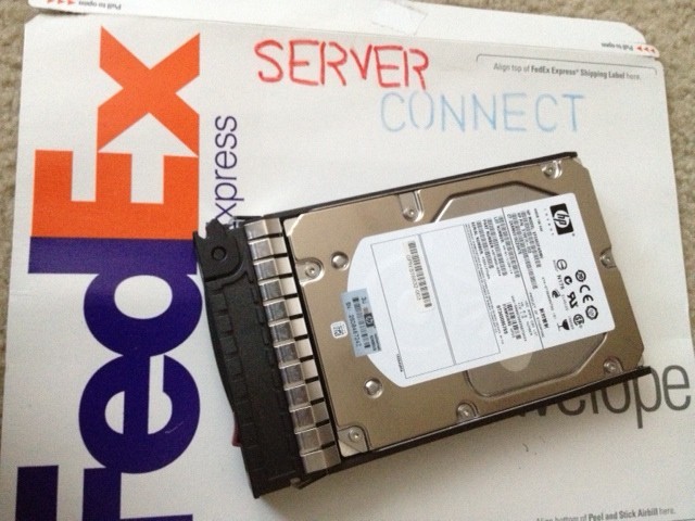 HP 750GB 3G 3.5" 7.2K SAS Drive 461288-001 461135-B21 461134-001/ DB0750BABFE