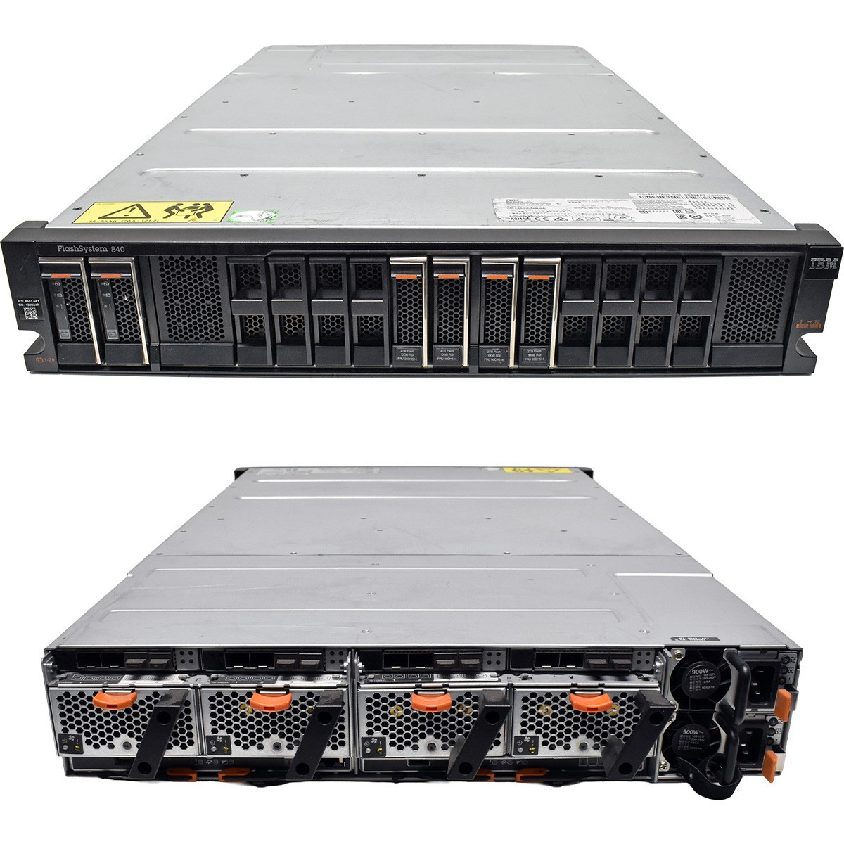 IBM FlashSystem 840 2x Canister 4x 4Port 16Gbs FC HIC 4x 2TB MicroLatency 12 Bay