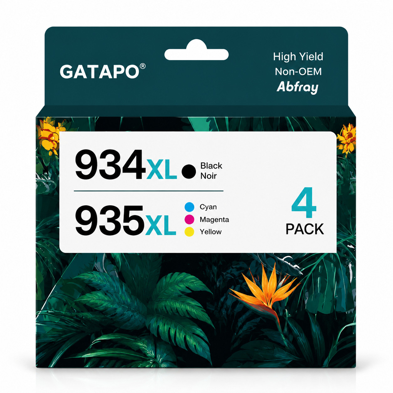 934XL-1BK_935XL-3PK Ink Cartridges(BK/M/Y/C)OfficeJet 6812for  OfficeJet 6815 