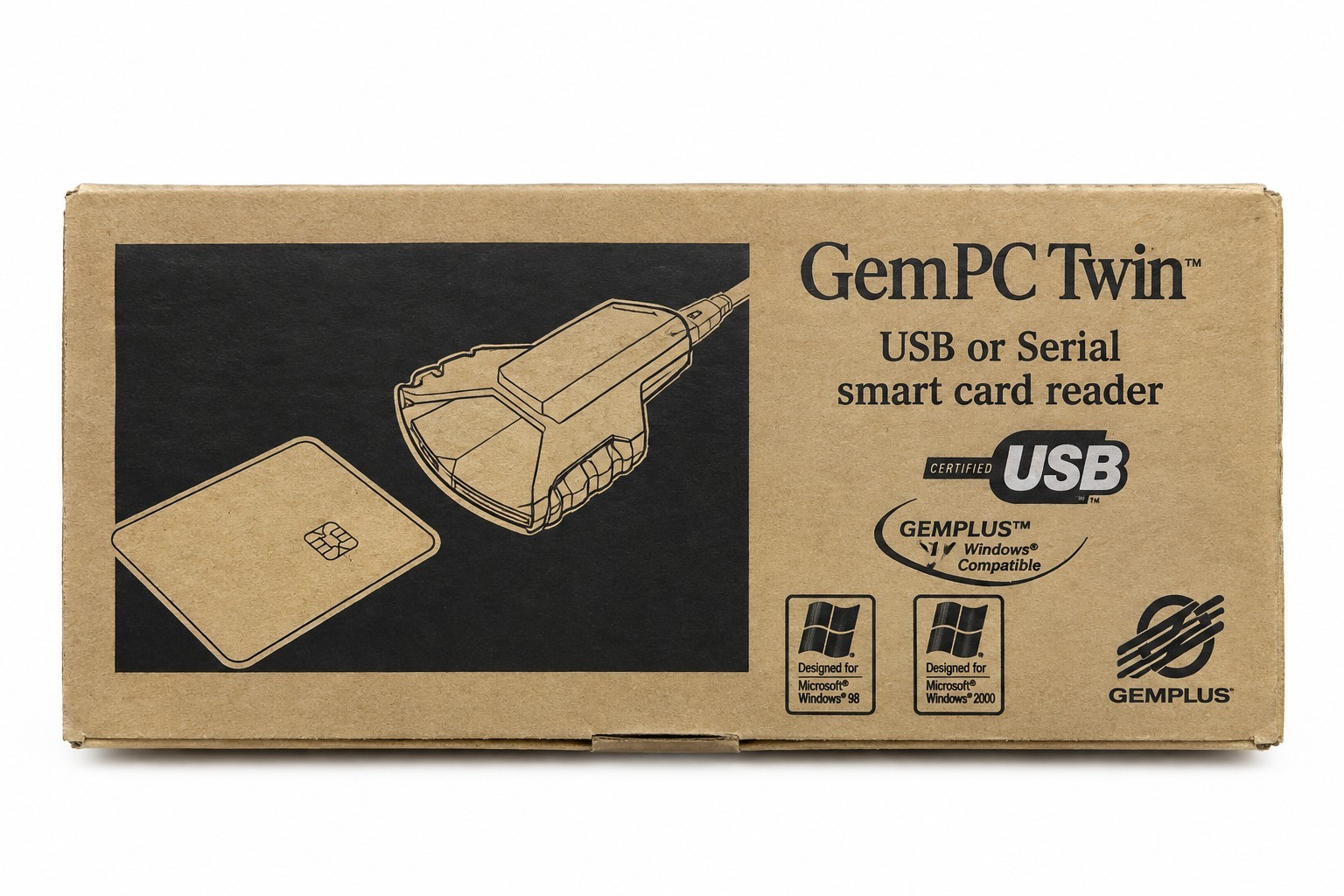 GEM PC HWP108765 C TWIN USB SMART CARD READER