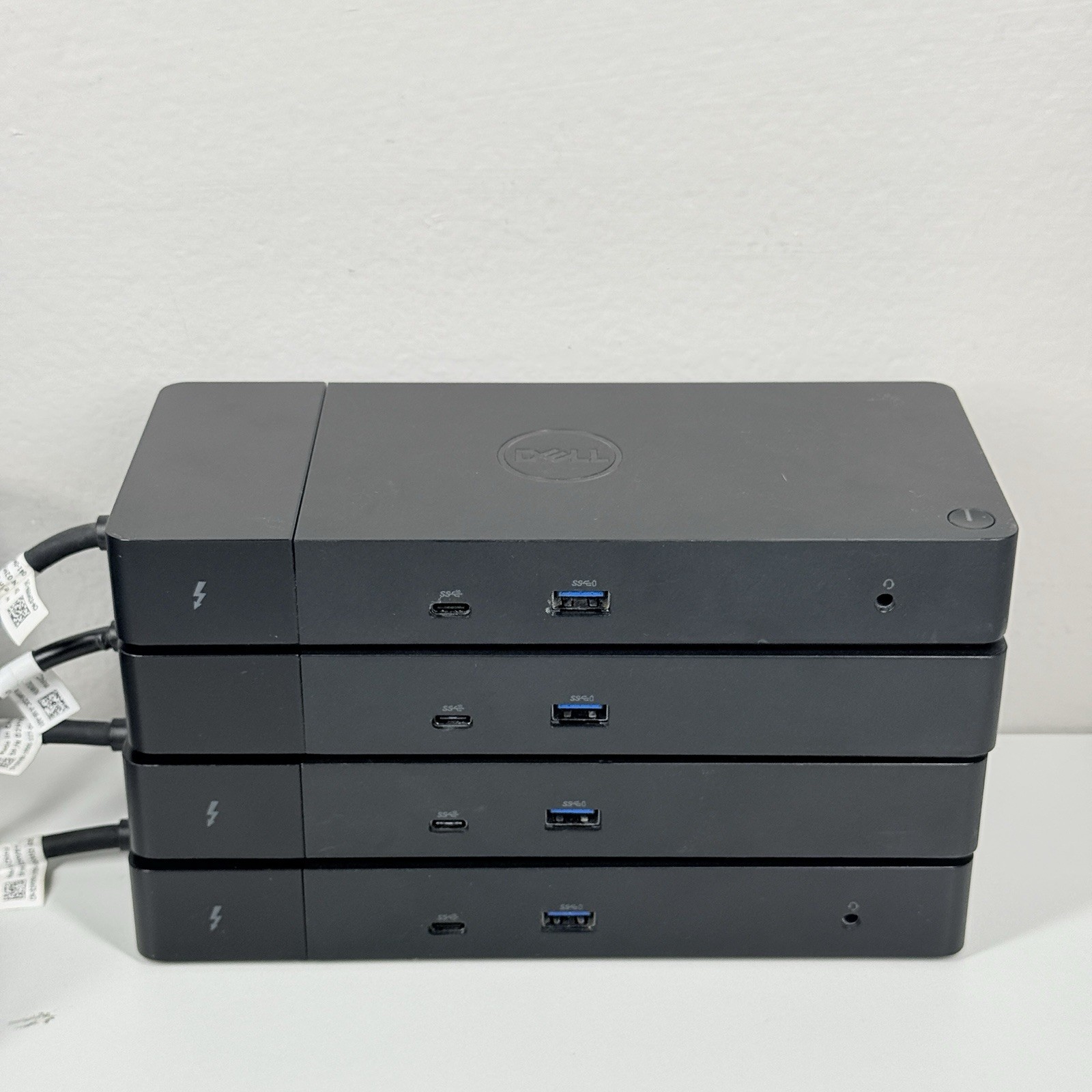 Lot of 4 Dell WD22TB4 K20A Thunderbolt 4 Docking Stations No Adapters