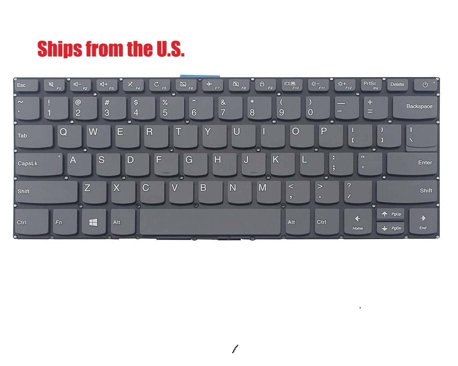 For Lenovo V14-ADA Type 82C6 US Non-Backlit Keyboard New Original