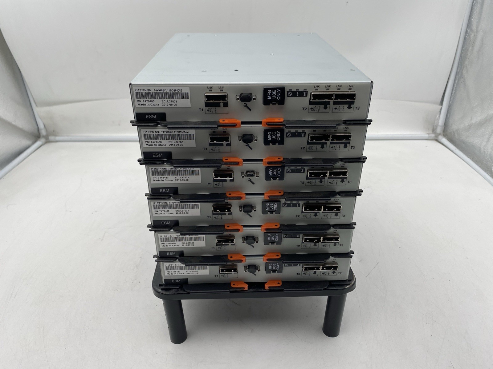 Lot of 6 IBM 74Y9480 Enclosure Services Manager ESM