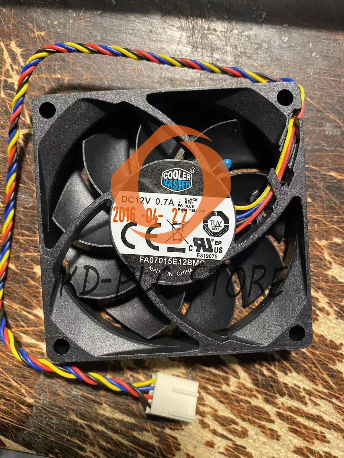 Cooler Master FA07015E12BMC DC12V 0.7A 4-PIN PWM Speed Control CPU Cooling Fan