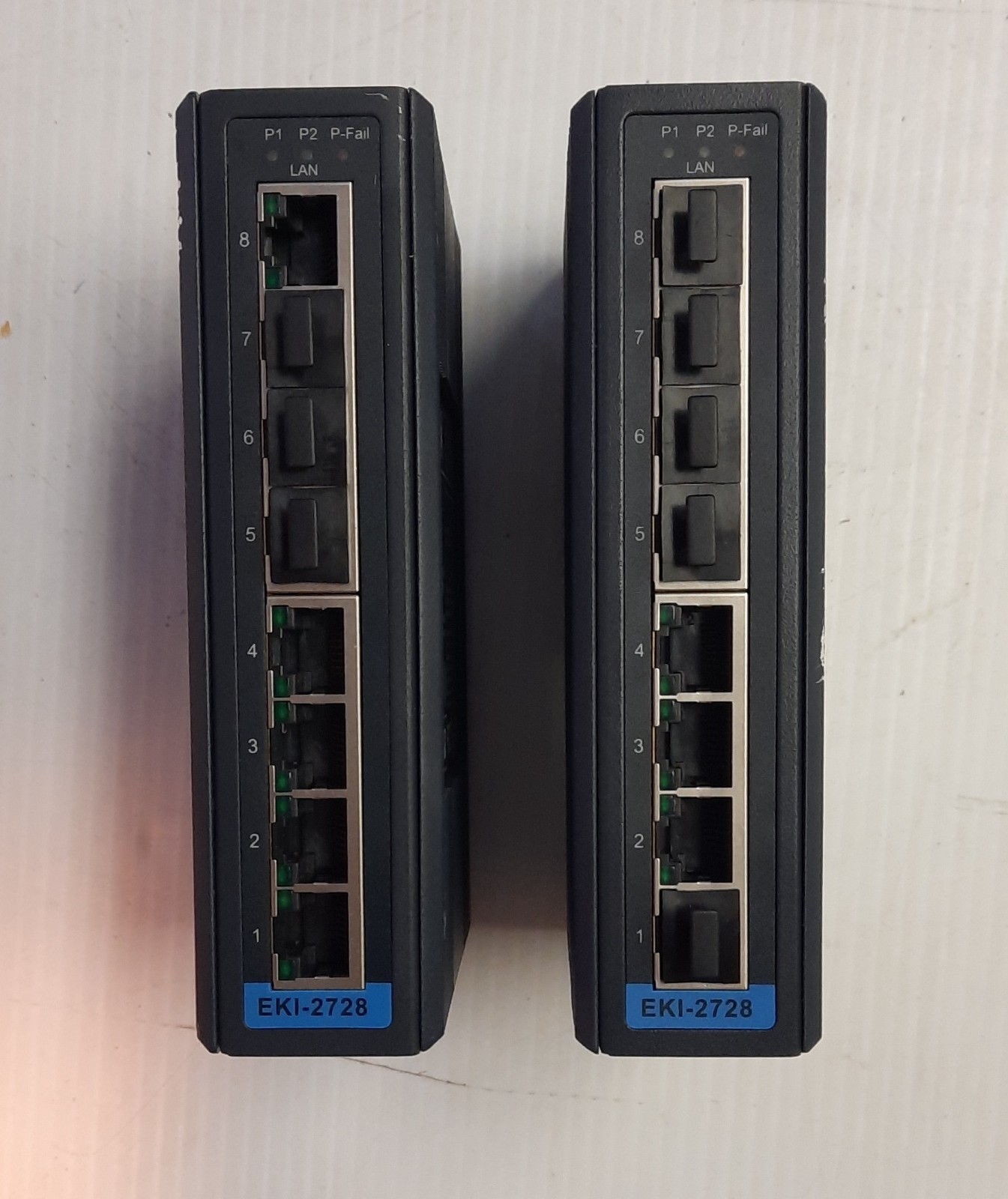 Advantech EKI-2728 Switch - Lot of 2