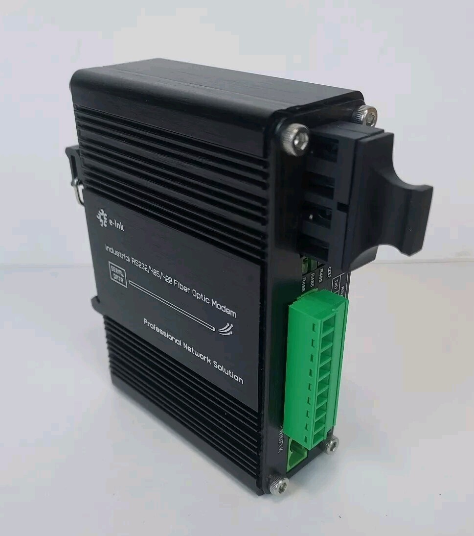 e-lnk Industrial Fiber Media Converter RS232/485/422 Fiber Optic Modem LNK-IRS93