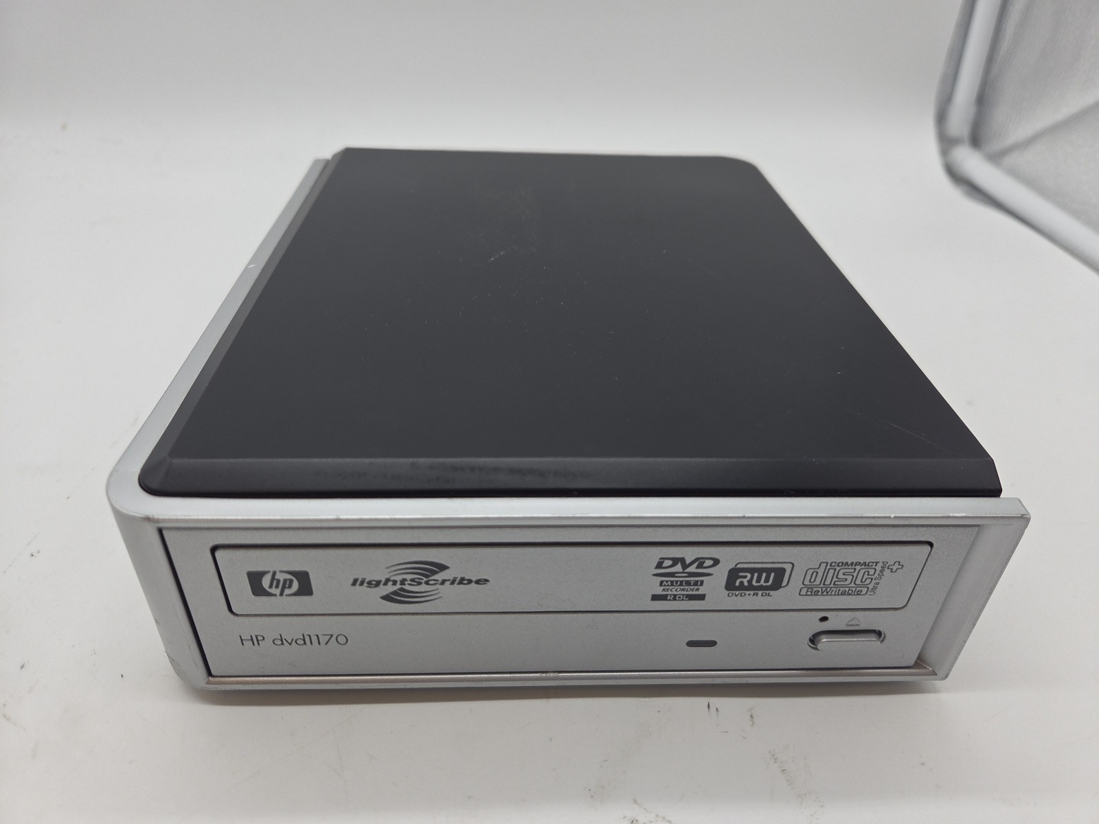 HP DVD1170e External Multiformat DVD CD RW Writer Lightscribe NO Power Cord