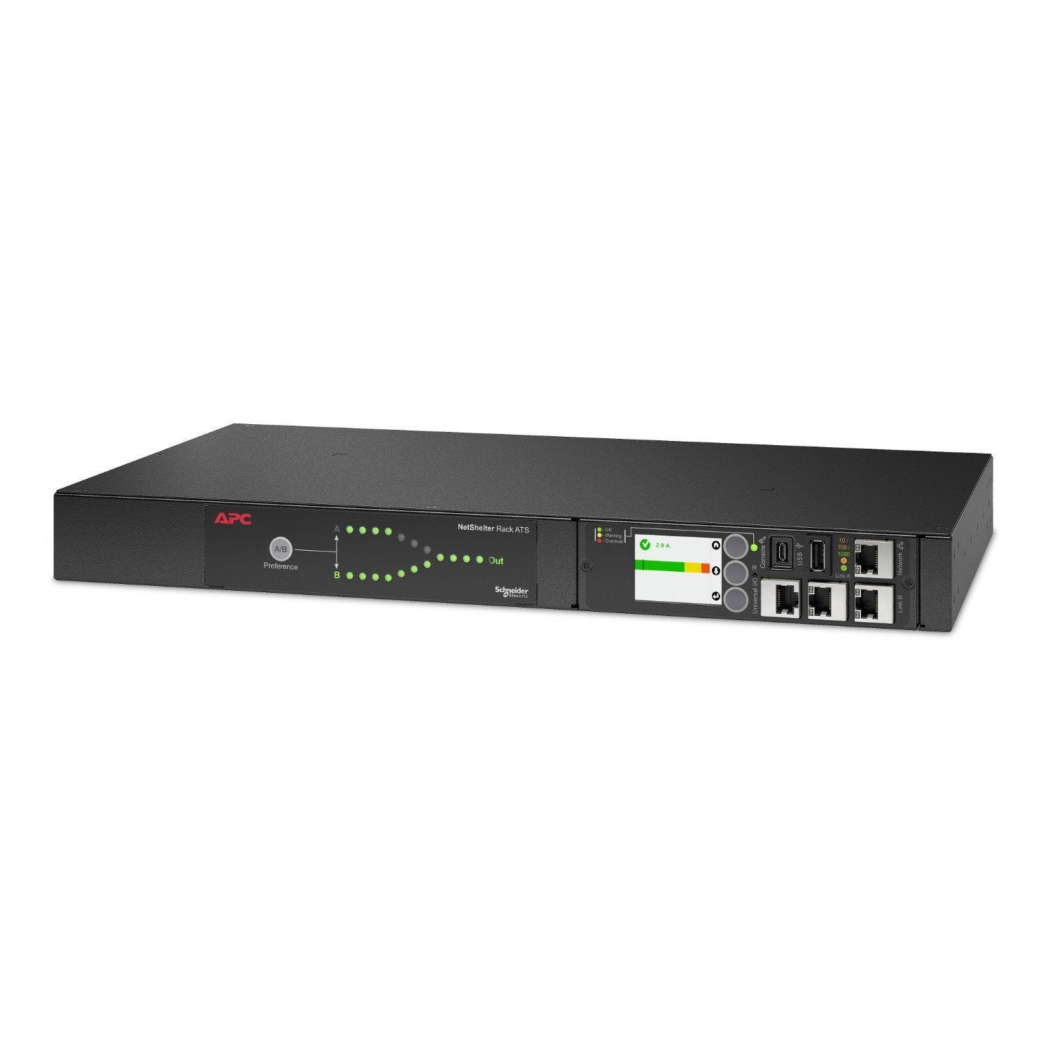 APC AP4423A NetShelter Rack ATS 230V 16A C20 In 8x C13 1x C19 NEW Sealed