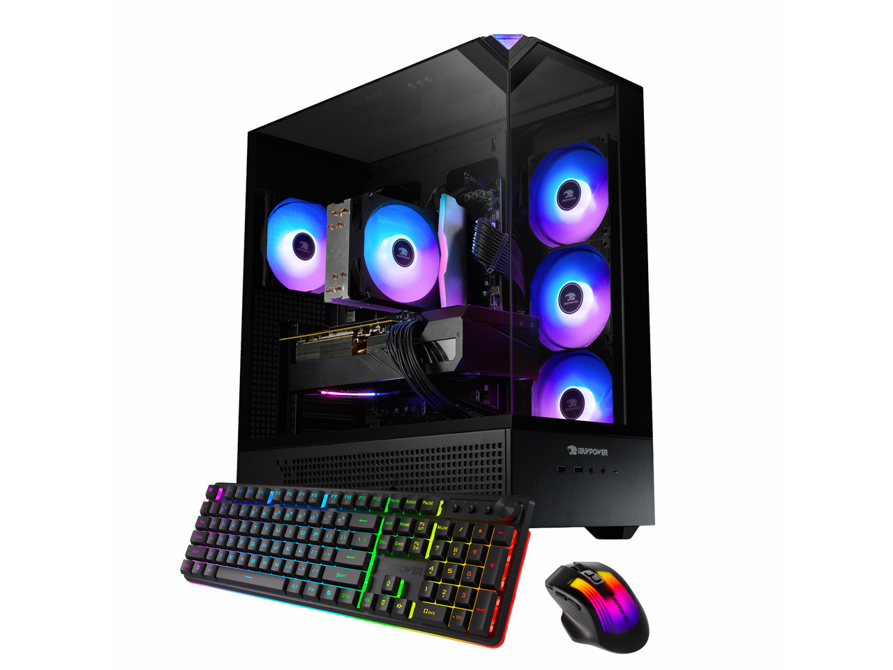 iBUYPOWER Element Gaming PC Desktop  EBA5R96XT02 AMD Ryzen 5 8400F 16GB DDR5 1TB