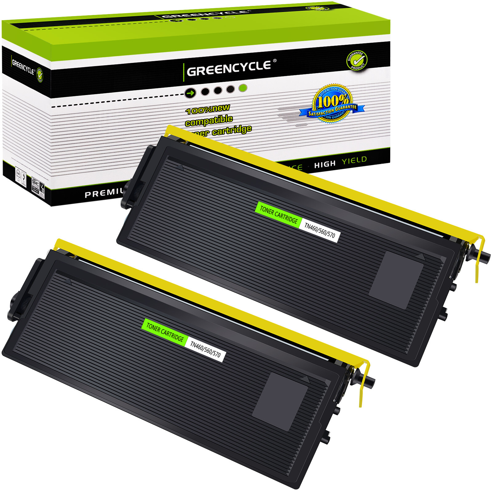 2PK TN-560 Toner Fits For Brother MFC-8420 8820 HL-1650LT 1650N 1670N 1850 5050