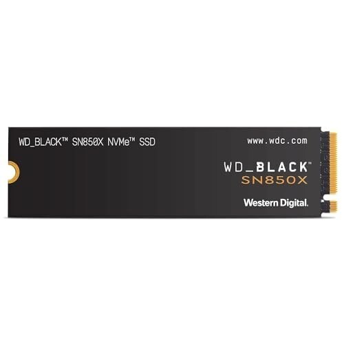 WD Black SN850X 4TB NVMe Internal SSD (WDS400T2X0E-00BCA0)