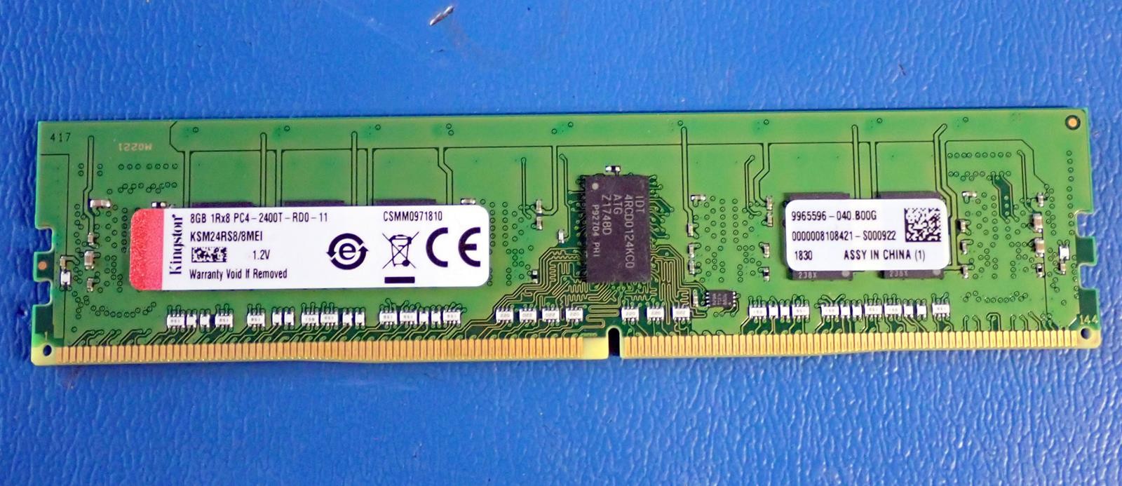 KINGSTON KSM24RS8/8MEI 8 GB PC4-2400T SDRAM RDIMM Server RAM