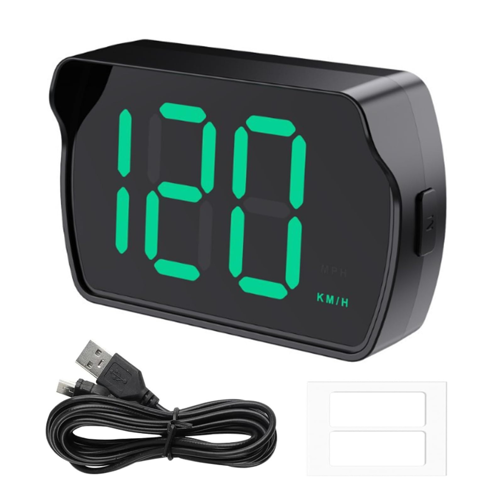 GPS Digital Speedometer, HUD GPS Digital Speed Meter, MPH Speedo, Head Up Dis...