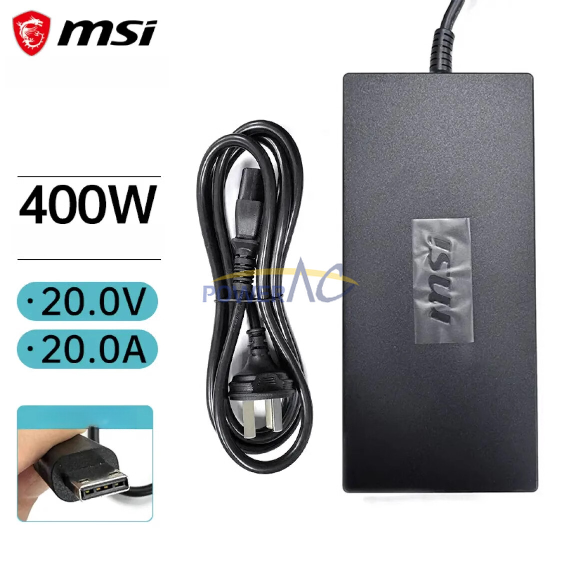 MSI 400W Power Supply Original MSI VECTOR A18 HX A9WIG-076US Adapter 20V 20.0A