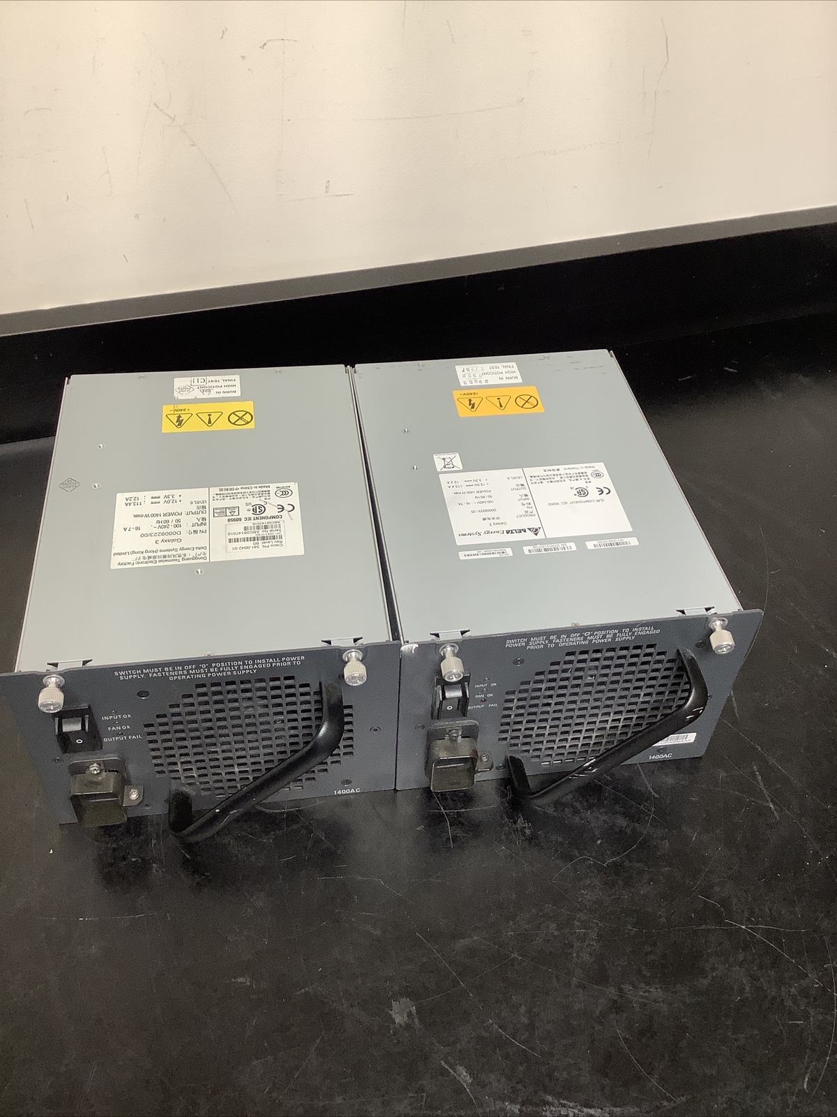 Lot of 2 Delta Energy Systems Galaxy 3 D0009223/05 1400W Max
