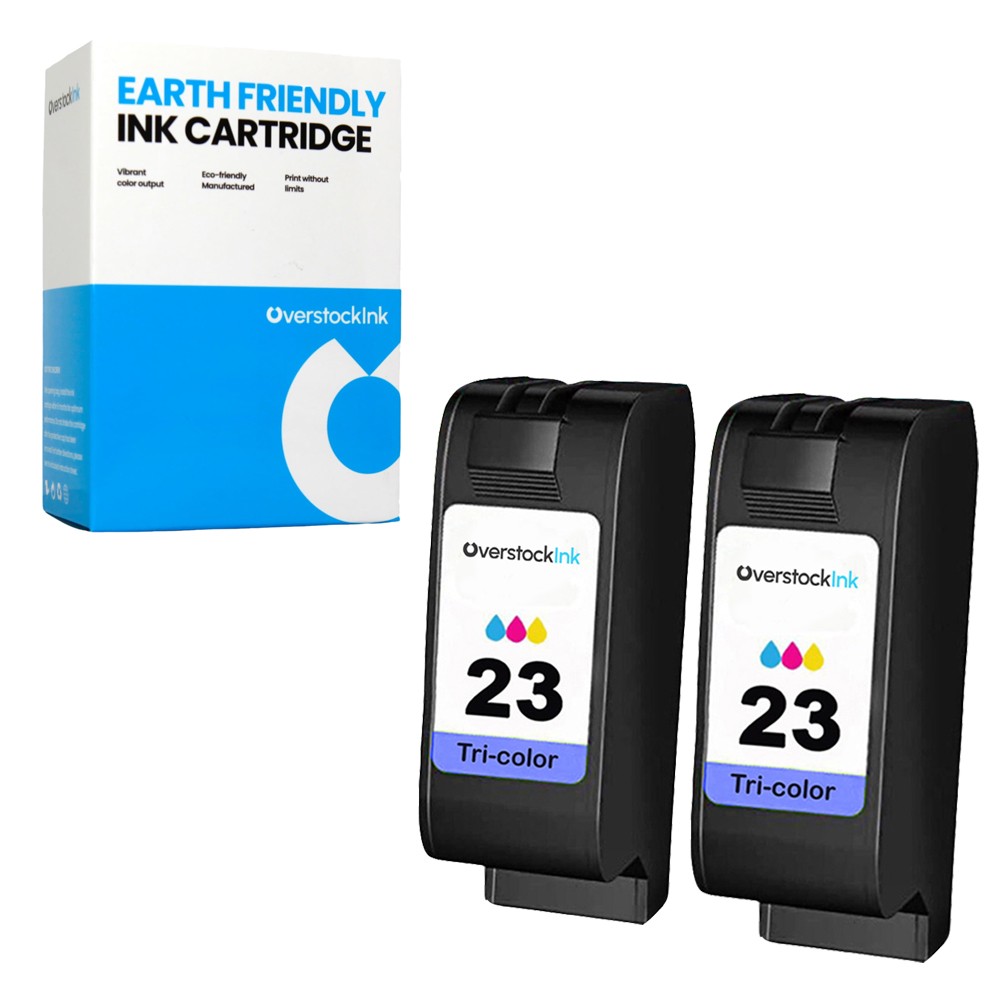 OSI 2PK Compatible HP 23 Color Ink Cartridge for OfficeJet R40 R45 R60 R65 R80
