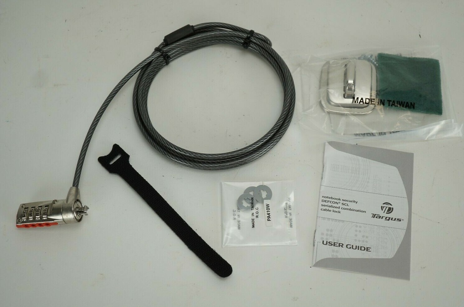 Targus Notebook Security DEFCON SCL Serialized Combination Cable Lock