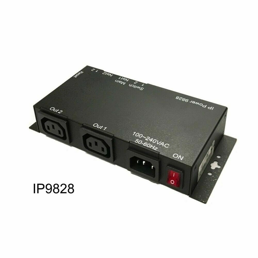 Aviosys IP9828 2 Port Web Power Distribution Controller Switch Unit PDU AutoPING