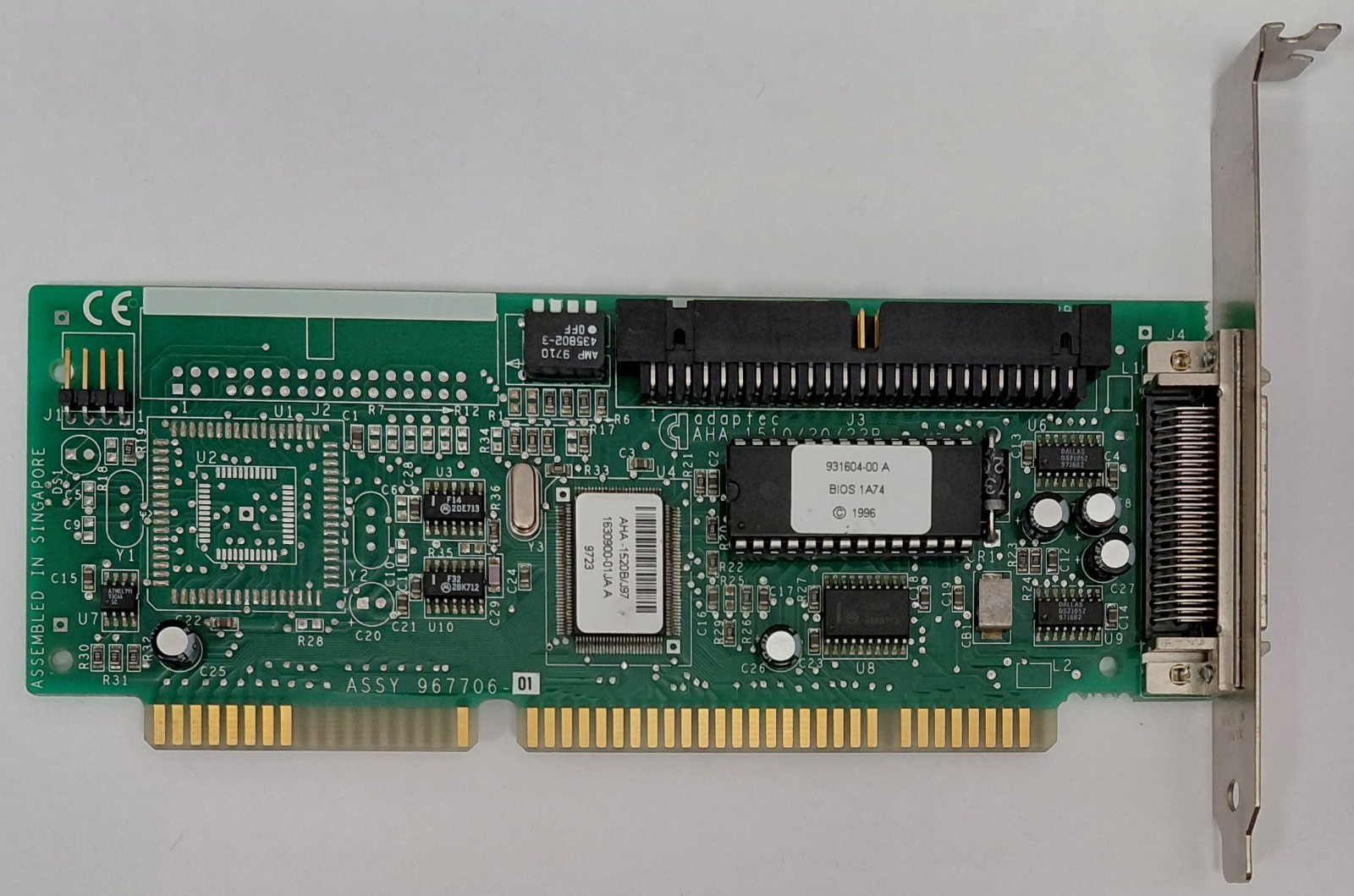 Adaptec AHA-1520B ISA SCSI Controller (50-pin, Retro, 1997)