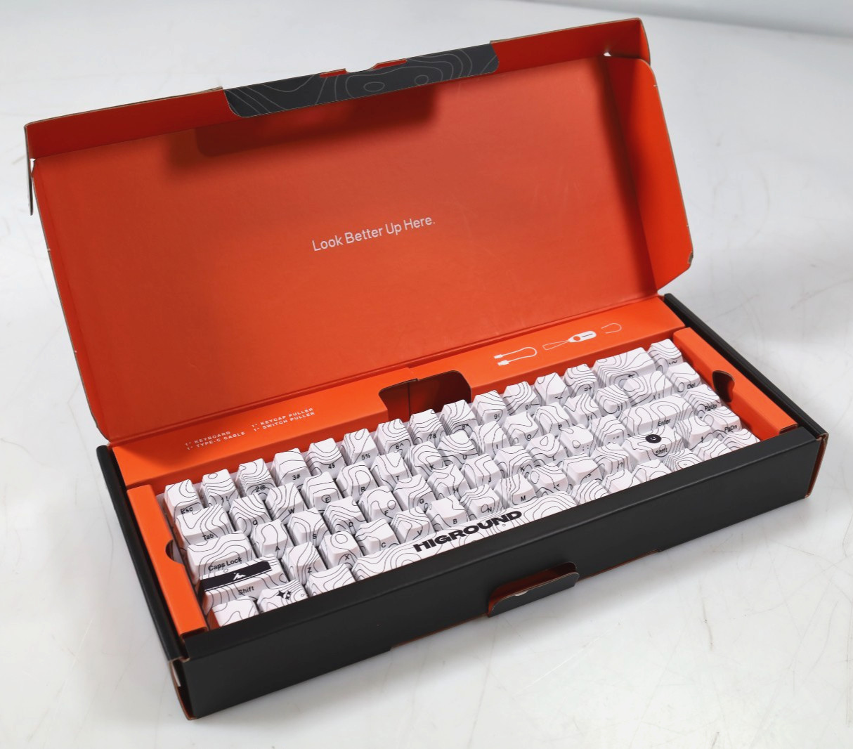 Higround HG-68 65 SNOWSTONE USB-C Mechanical Keyboard