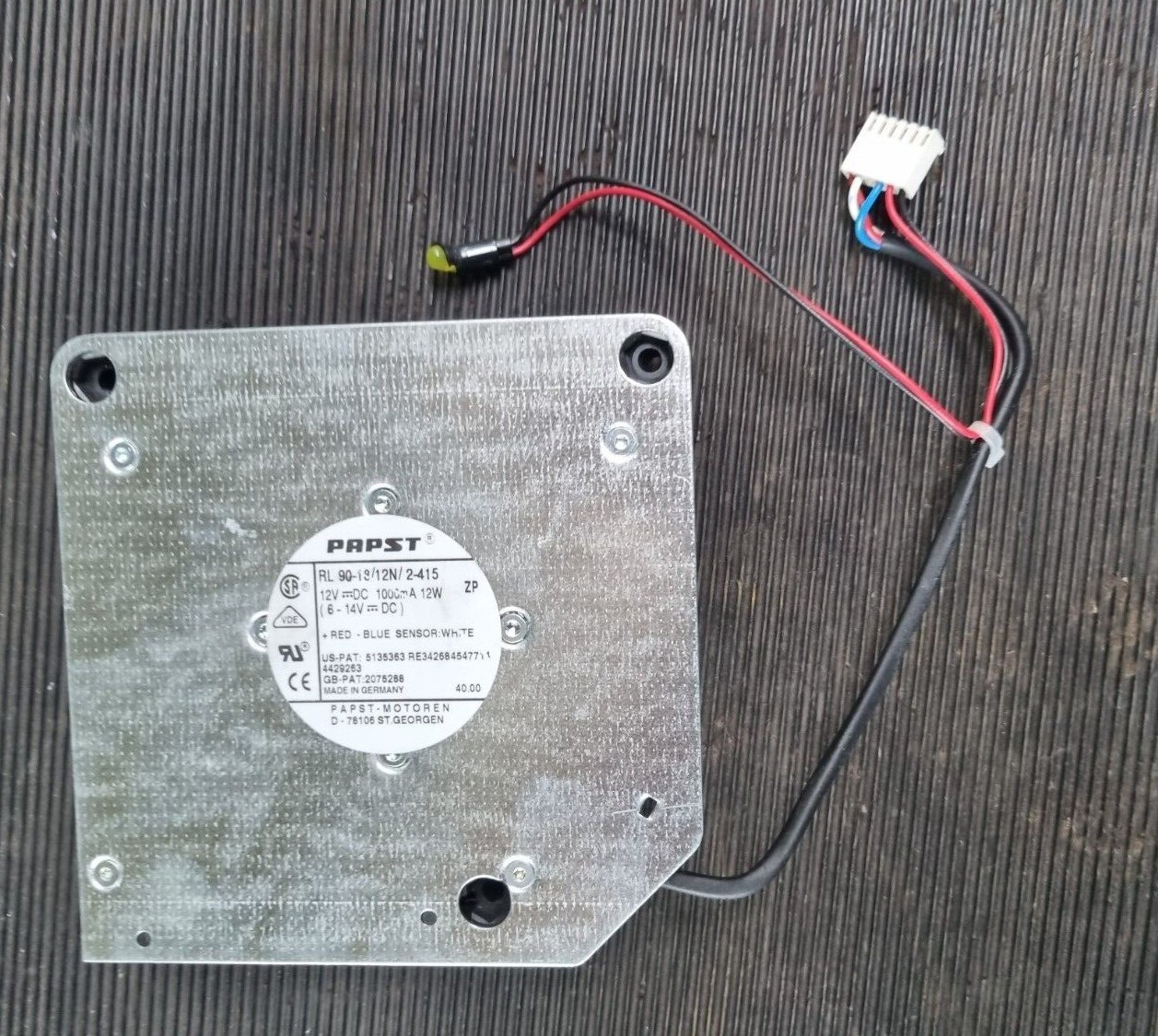 PAPST RL90-18/12N/2-415 12VDC 1000ma 12W FAN (R3S4.7)