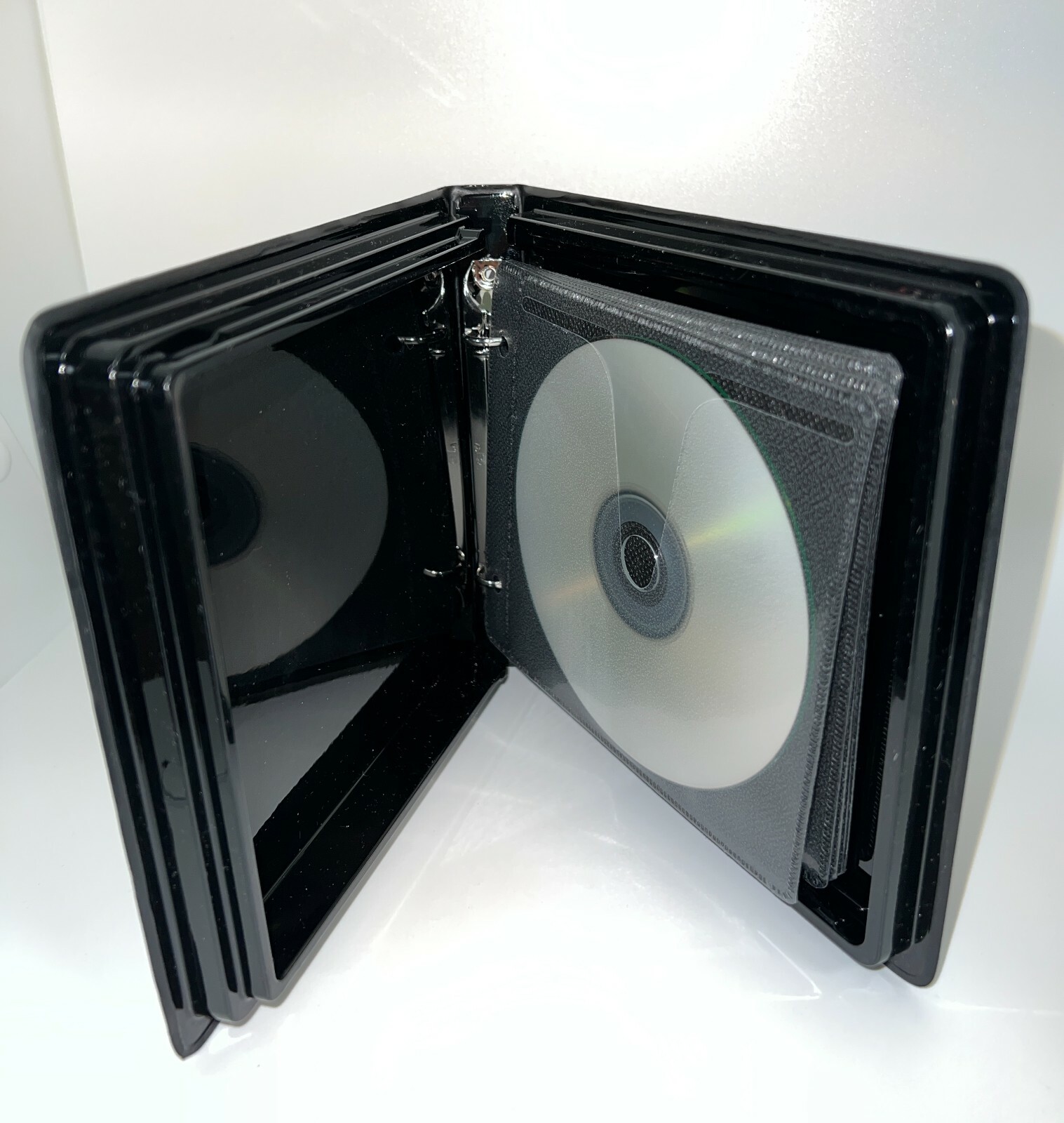 10 PCS 12-CD DVD 2-Ring Binder Album Case w/Sleeve,Black 90147/10/SF006BLK/60   