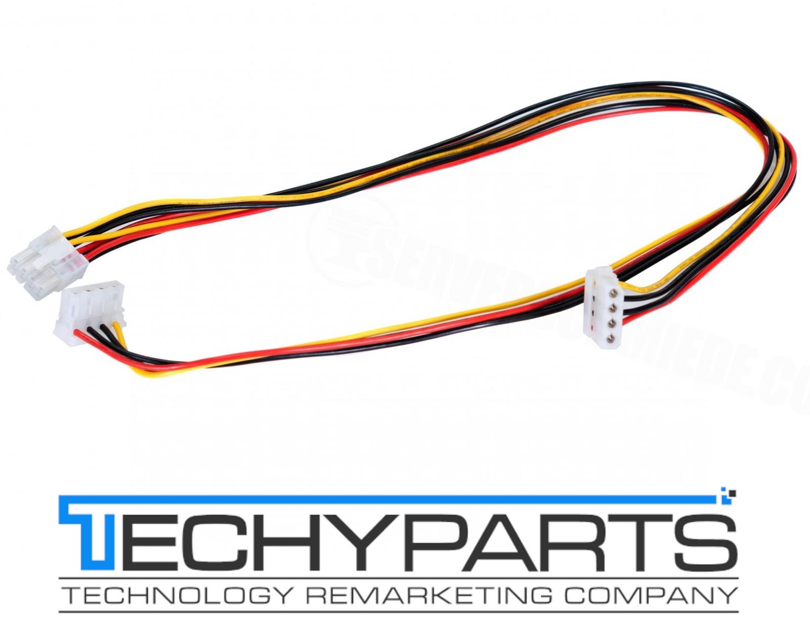 Supermicro 60/45cm Power Cable 1x 8-pin to 2x IDE 4-pin angled CBL-PWEX-0650