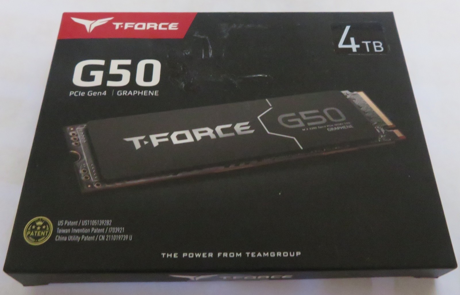 TEAMGROUP T-Force G50 4TB PCIe Gen4 NVMe M.2 SSD TM8FFE004T0C129 New