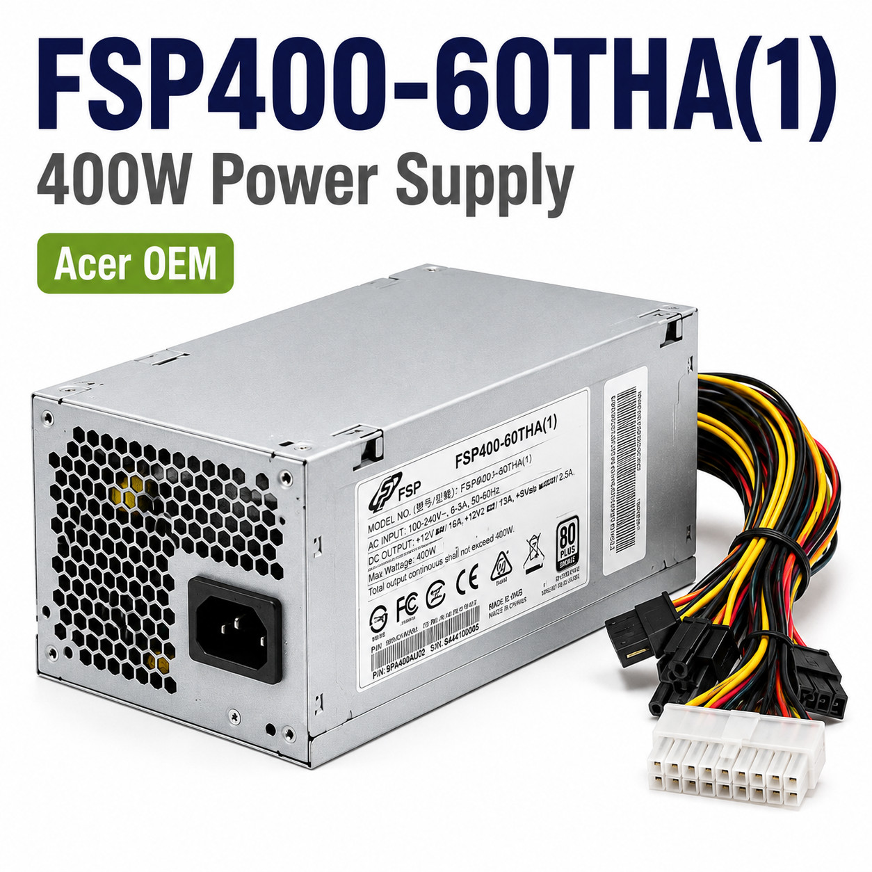 OEM Desktop PC Power Supply PSU Dell HP Gateway Delta Lite-On FSP Choose Model