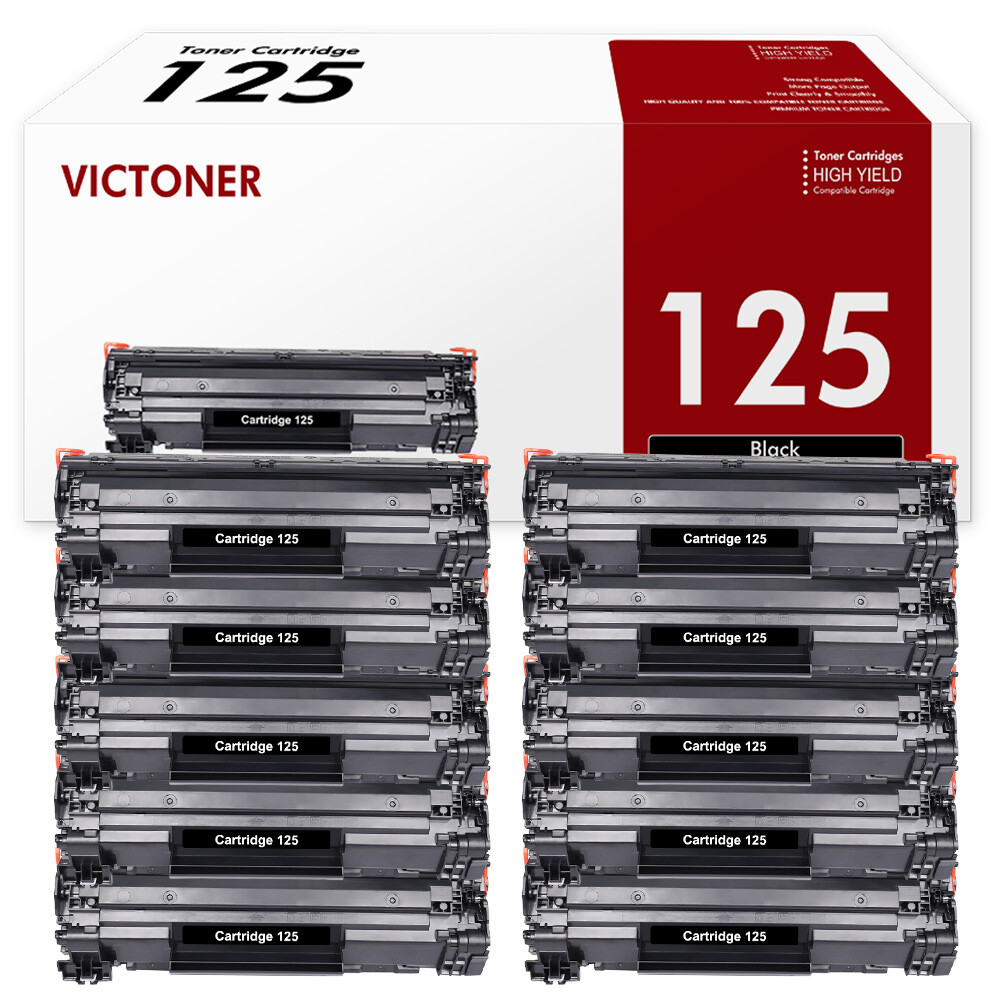 10 x 125 3484B001 Toner Catridge For Canon Imageclass LBP6000 LBP6030w MF3010