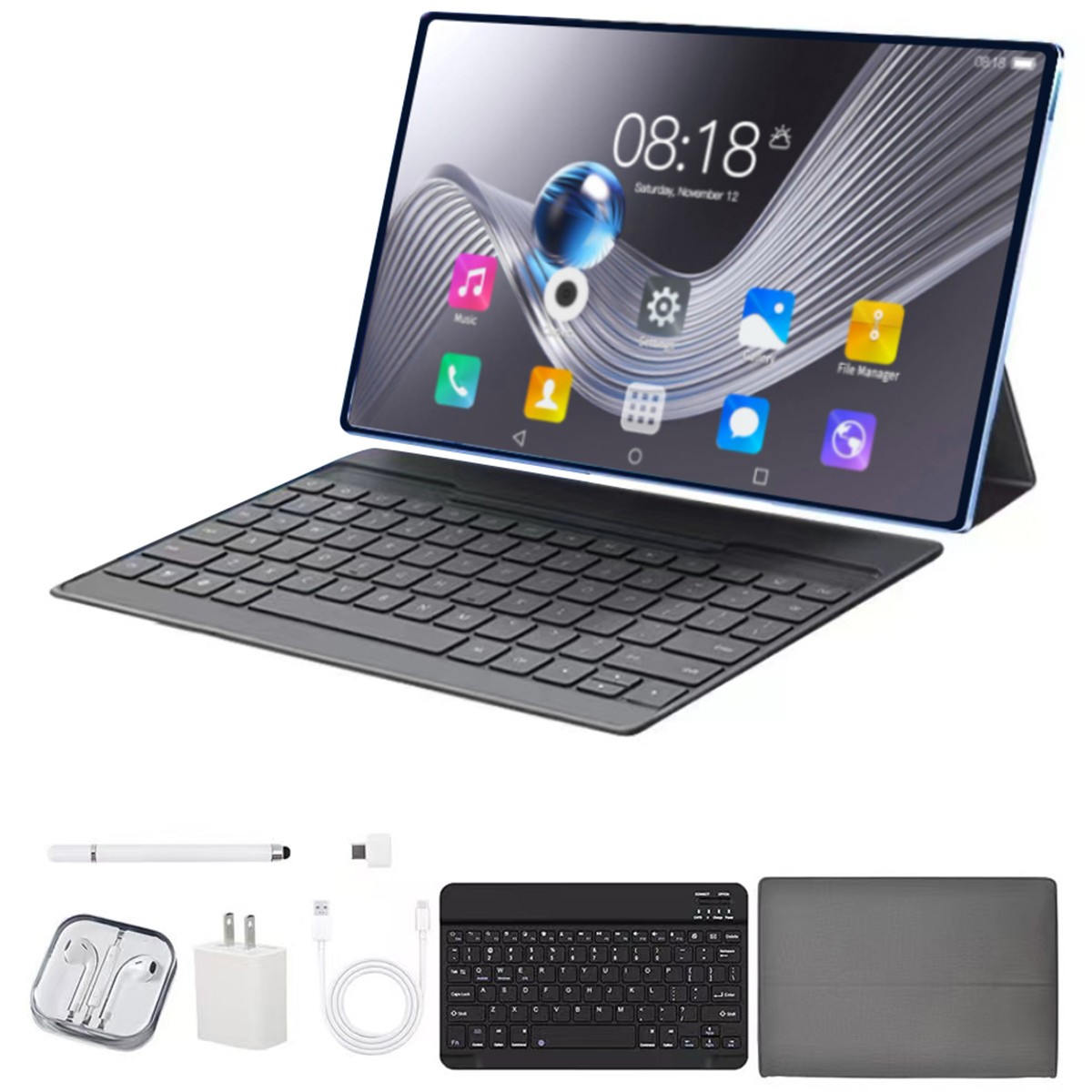Tablet Android 13 16GB + 256GB Tablet PC 10 inch Screen 5G WiFi Support TF Card