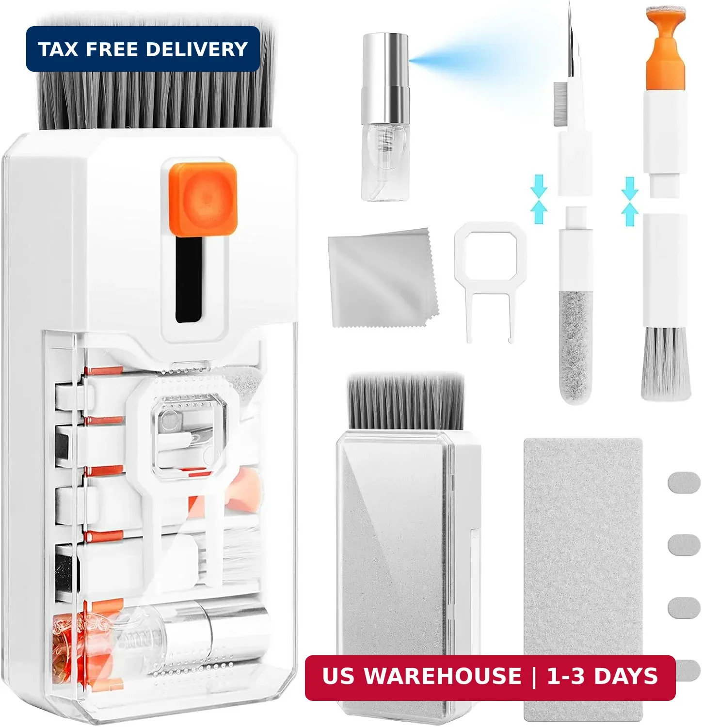 Ordilend Keyboard Cleaner & Laptop Cleaning Kit, All-in-1 for Computer PC