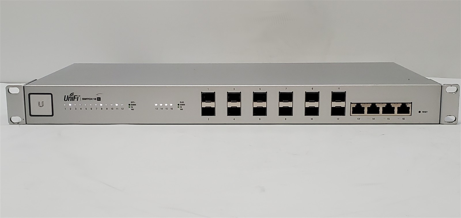 Ubiquiti UniFi US-16-XG 16-Port 10G Aggregation Switch 12 SFP+ 4 RJ45 TESTED
