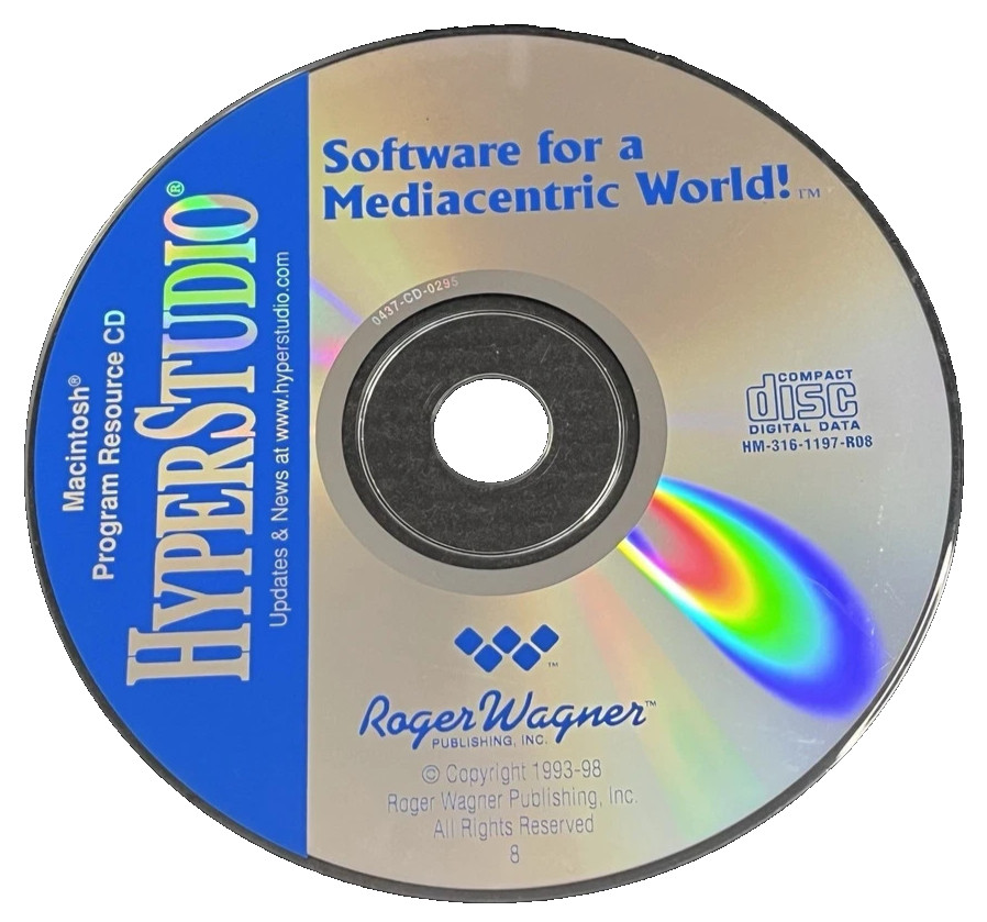 Hyperstudio: Software for a Mediacentric World for Macintosh (1993)