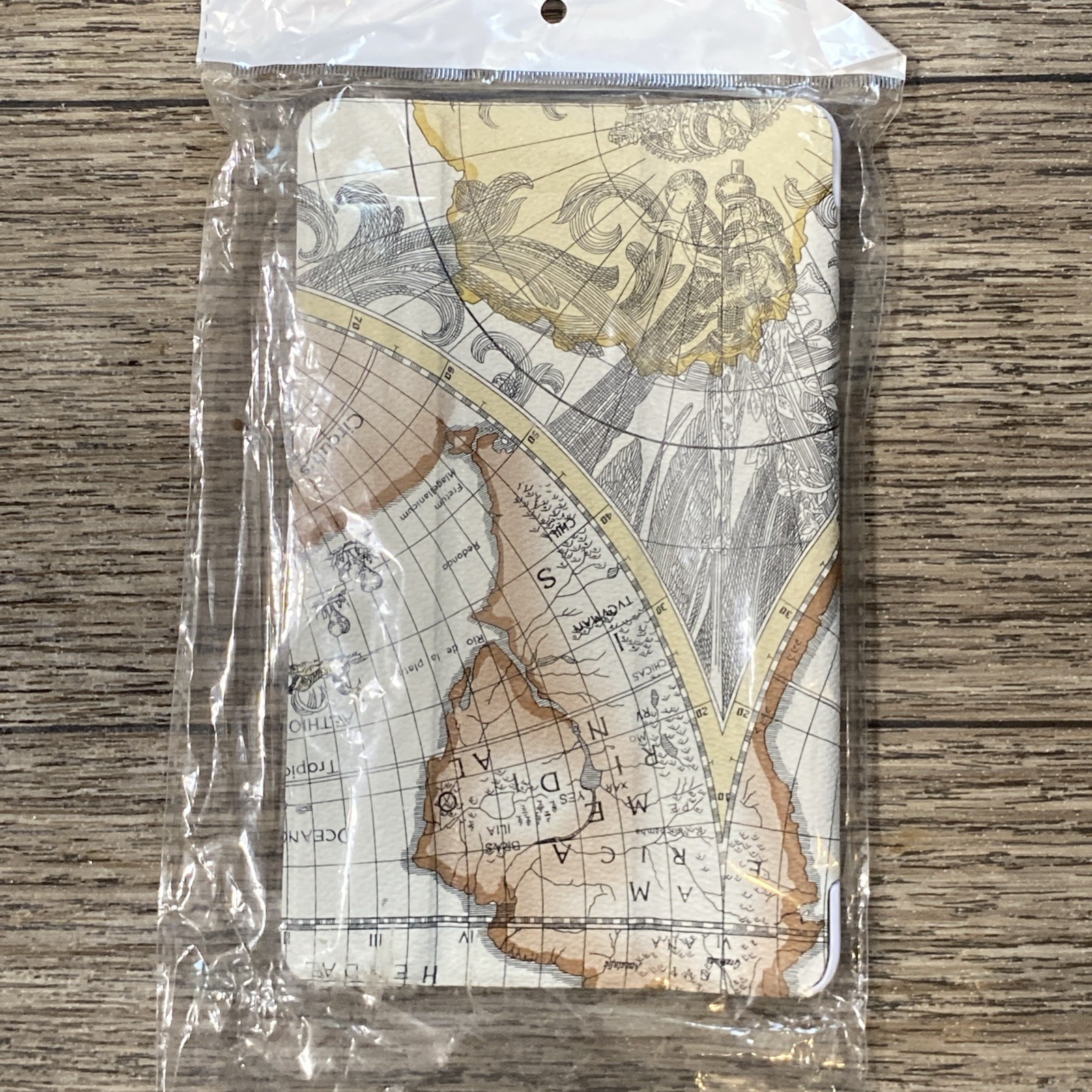 MoKo 3Z Folding Folio Case For Kindle Fire 7, Map B