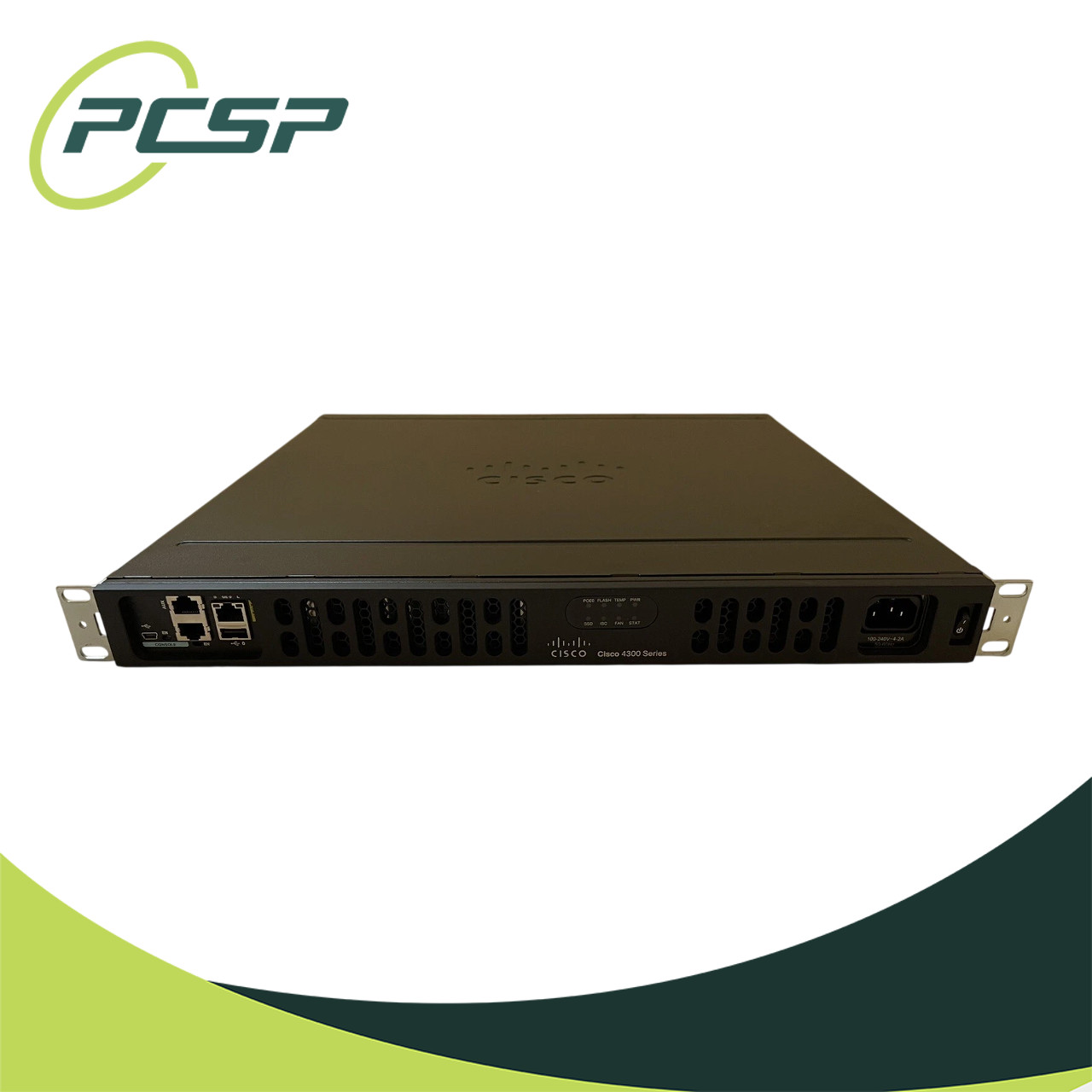 Cisco ISR4331/K9 Integrated Services Router 4GB DRAM 4GB Flash ipbasek9 Clean